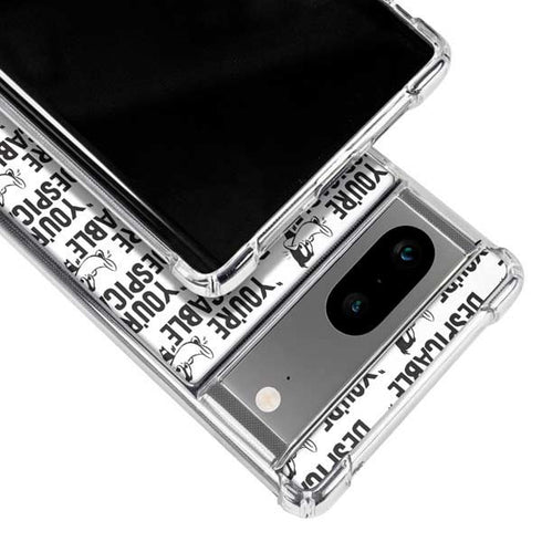 Looney Tunes Daffy Duck Youre Despicable Grid Google Pixel 8a Clear Case